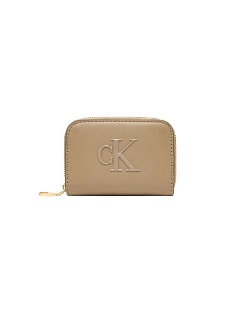 CALVIN KLEIN Printed Monogram Zip Wallet CALVIN KLEIN | LV04F1154GVFU